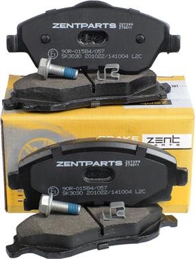 ZENTPARTS Z07399 - Тормозные колодки, дисковые, комплект unicars.by