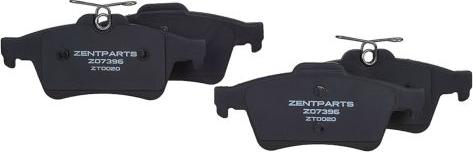 ZENTPARTS Z07396 - Тормозные колодки, дисковые, комплект unicars.by