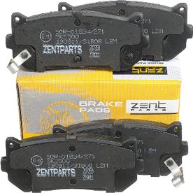 ZENTPARTS Z07359 - Тормозные колодки, дисковые, комплект unicars.by