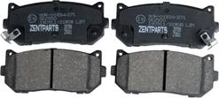 ZENTPARTS Z07359 - Тормозные колодки, дисковые, комплект unicars.by