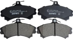 ZENTPARTS Z07358 - Тормозные колодки, дисковые, комплект unicars.by