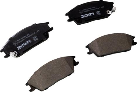 ZENTPARTS Z07304 - Тормозные колодки, дисковые, комплект unicars.by