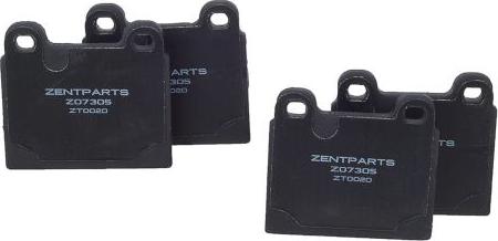 ZENTPARTS Z07305 - Тормозные колодки, дисковые, комплект unicars.by