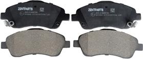 ZENTPARTS Z07302 - Тормозные колодки, дисковые, комплект unicars.by