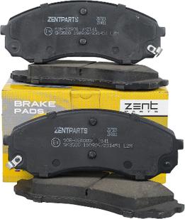 ZENTPARTS Z07323 - Тормозные колодки, дисковые, комплект unicars.by