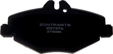 ZENTPARTS Z07374 - Тормозные колодки, дисковые, комплект unicars.by