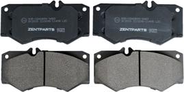 ZENTPARTS Z07375 - Тормозные колодки, дисковые, комплект unicars.by