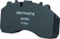 ZENTPARTS Z07201 - Тормозные колодки, дисковые, комплект unicars.by