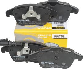 ZENTPARTS Z07281 - Тормозные колодки, дисковые, комплект unicars.by