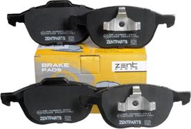 ZENTPARTS Z07226 - Тормозные колодки, дисковые, комплект unicars.by