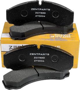 ZENTPARTS Z07220 - Тормозные колодки, дисковые, комплект unicars.by