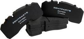 ZENTPARTS Z07221 - Тормозные колодки, дисковые, комплект unicars.by