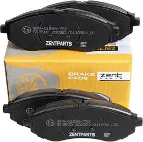 ZENTPARTS Z07273 - Тормозные колодки, дисковые, комплект unicars.by