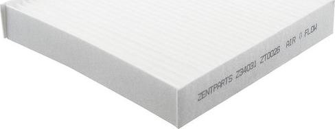 ZENTPARTS Z34031 - Фильтр воздуха в салоне unicars.by