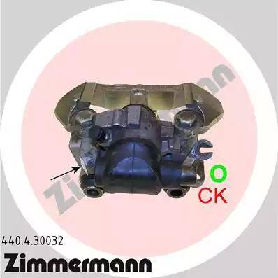 Zimmermann 440.4.30032 - Тормозной суппорт unicars.by