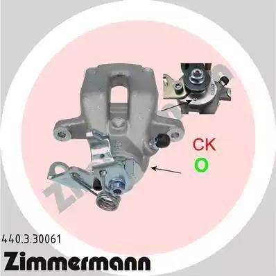 Zimmermann 440.3.30061 - Тормозной суппорт unicars.by