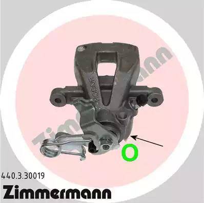 Zimmermann 440.3.30019 - Тормозной суппорт unicars.by