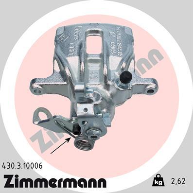 Zimmermann 430.3.10006 - Тормозной суппорт unicars.by