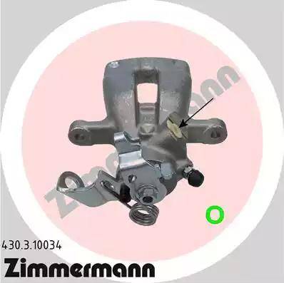 Zimmermann 430.3.10034 - Тормозной суппорт unicars.by