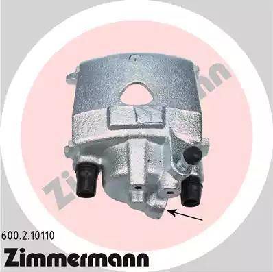 Zimmermann 600.2.10110 - Тормозной суппорт unicars.by