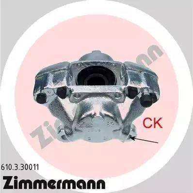 Zimmermann 610.3.30011 - Тормозной суппорт unicars.by