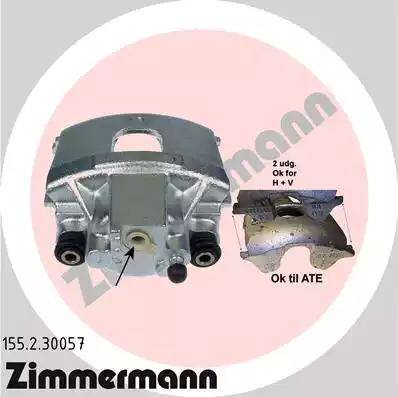 Zimmermann 155.2.30057 - Тормозной суппорт unicars.by