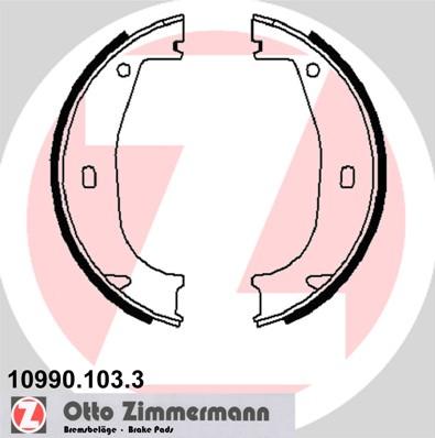 Zimmermann 10990.103.3 - Комплект тормозов, ручник, парковка unicars.by