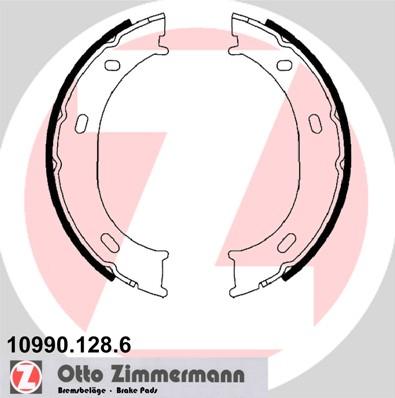 Zimmermann 10990.128.6 - Комплект тормозов, ручник, парковка unicars.by