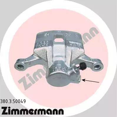 Zimmermann 380.3.50049 - Тормозной суппорт unicars.by