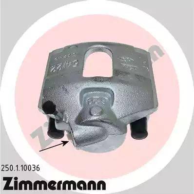 Zimmermann 250.1.10036 - Тормозной суппорт unicars.by