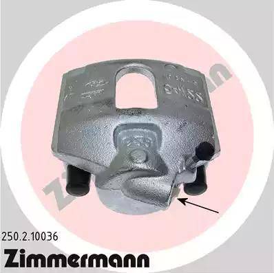 Zimmermann 250.2.10036 - Тормозной суппорт unicars.by