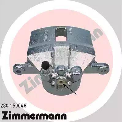 Zimmermann 280.1.50048 - Тормозной суппорт unicars.by