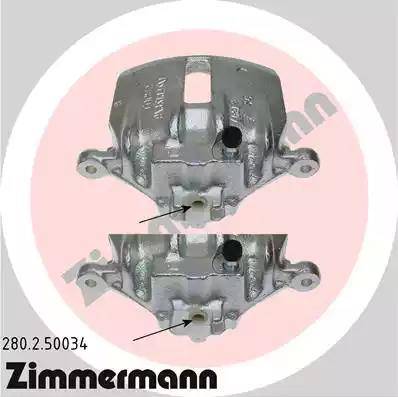 Zimmermann 280.2.50034 - Тормозной суппорт unicars.by