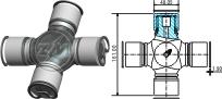 ZM ZM 35.001.17 - Карданный шарнир с крестовиной unicars.by