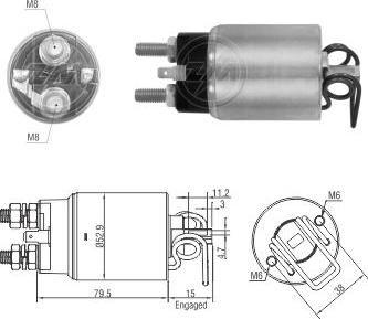 ZM ZM 7-981 - Тяговое реле, соленоид, стартер unicars.by