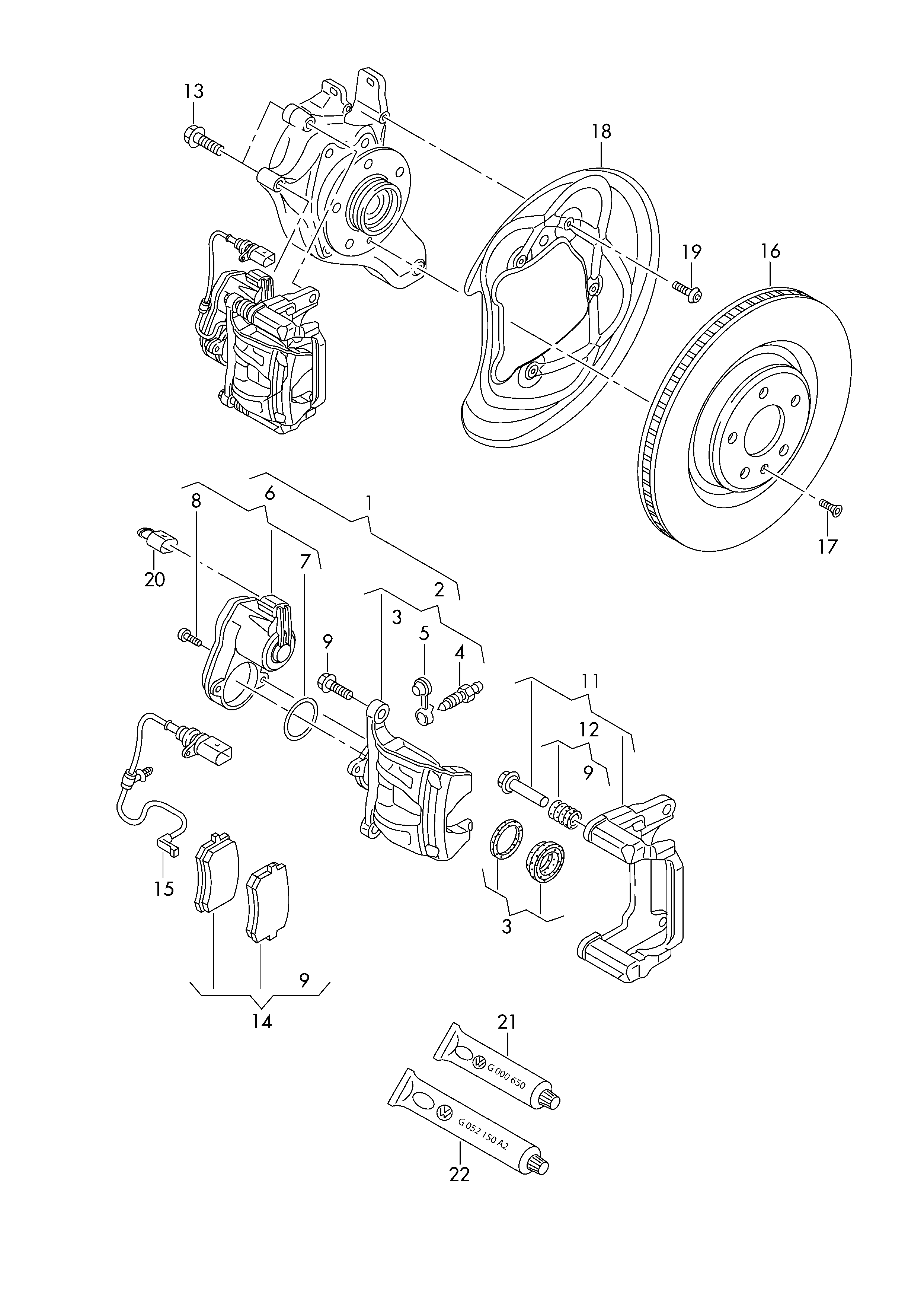 VW (SVW) 4H0615601K - Тормозной диск unicars.by