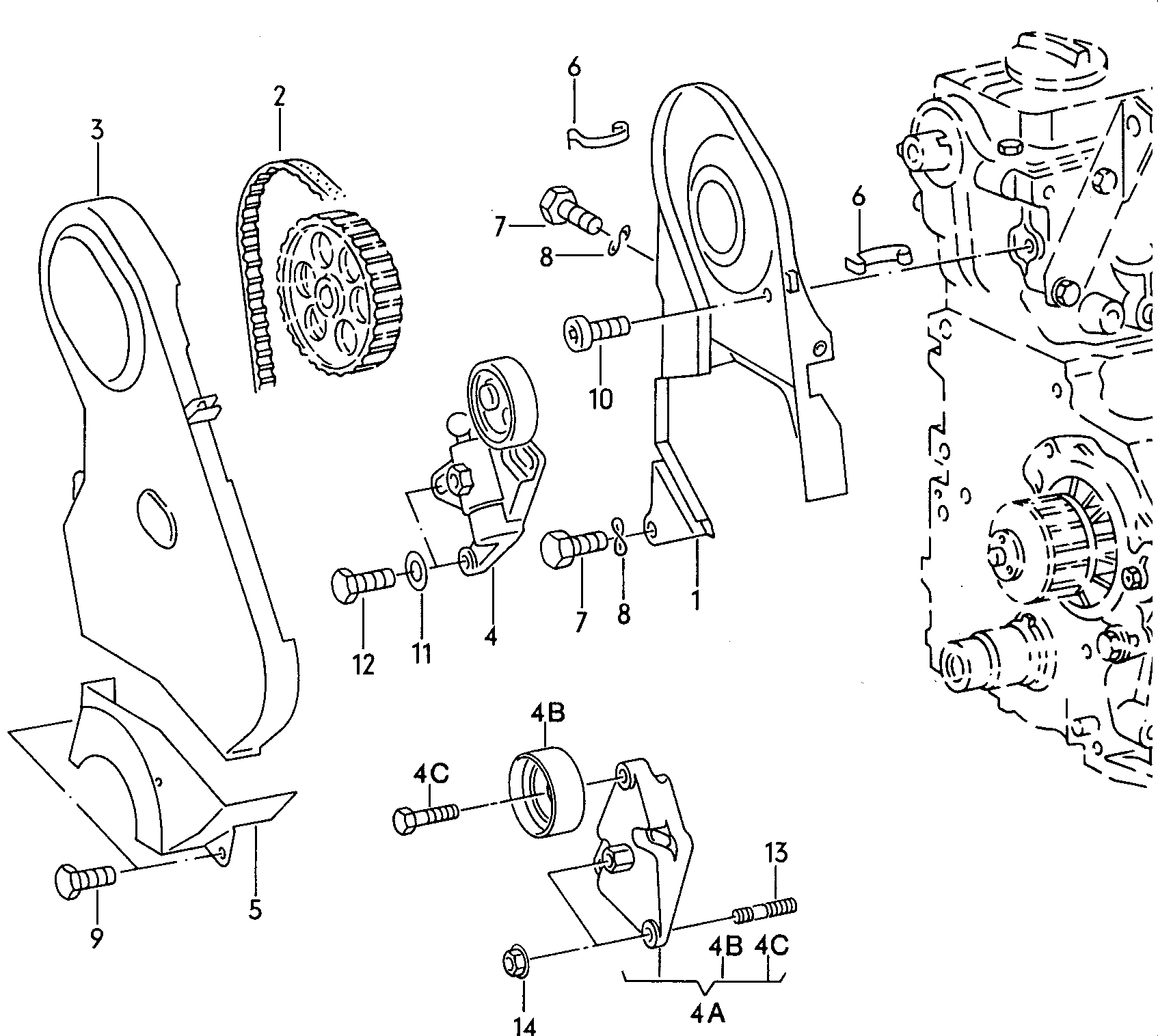 VAG 054109119G - Зубчатый ремень ГРМ unicars.by