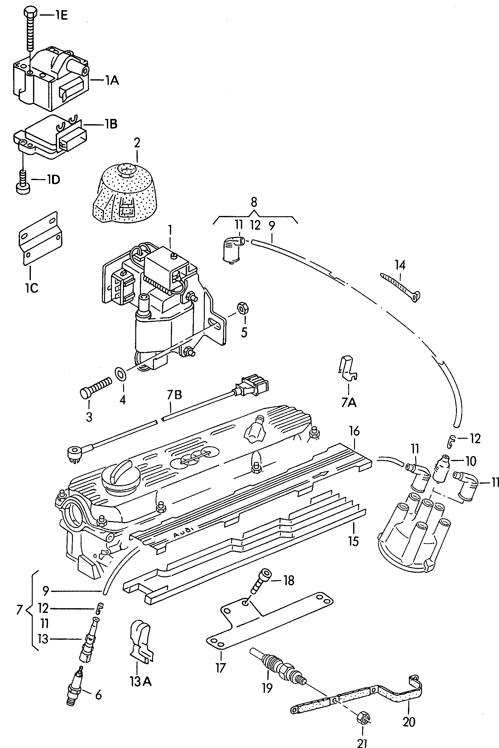 Skoda 101 000 033 AB - Свеча зажигания unicars.by