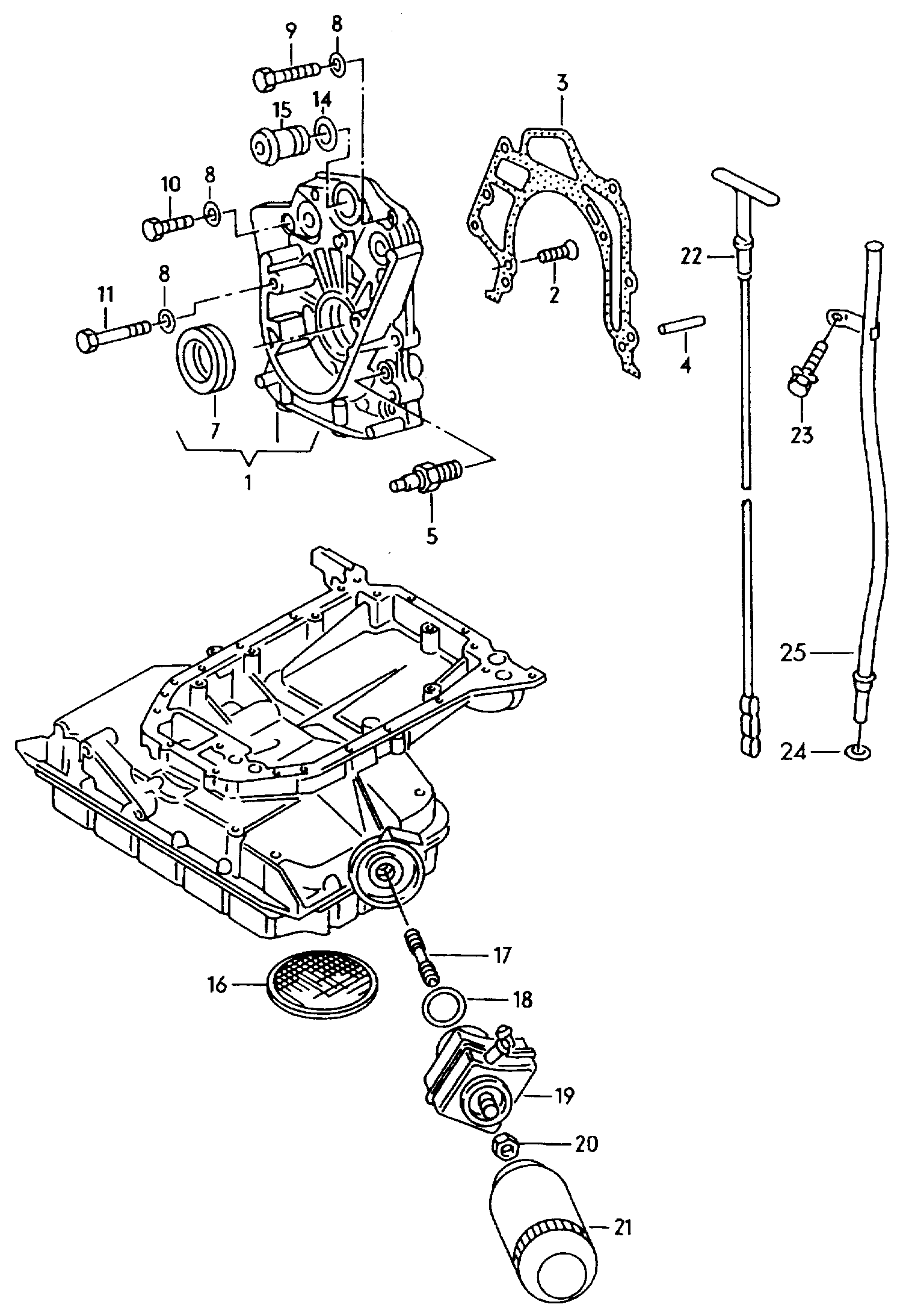 VW 078115561J - Масляный фильтр unicars.by