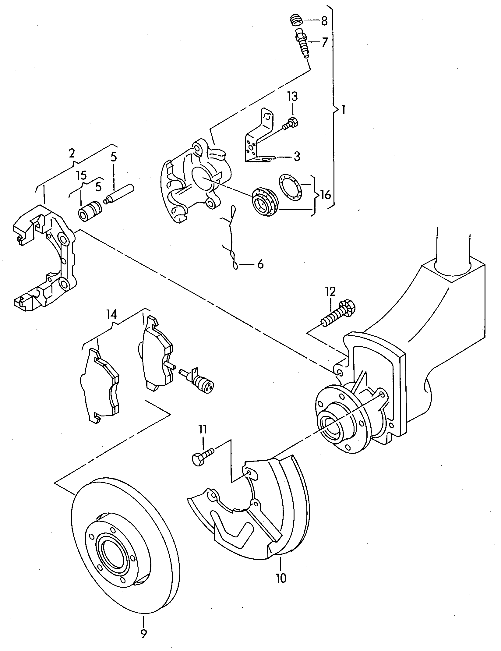 Skoda 4A0 615 123 - Ремкомплект, тормозной суппорт unicars.by