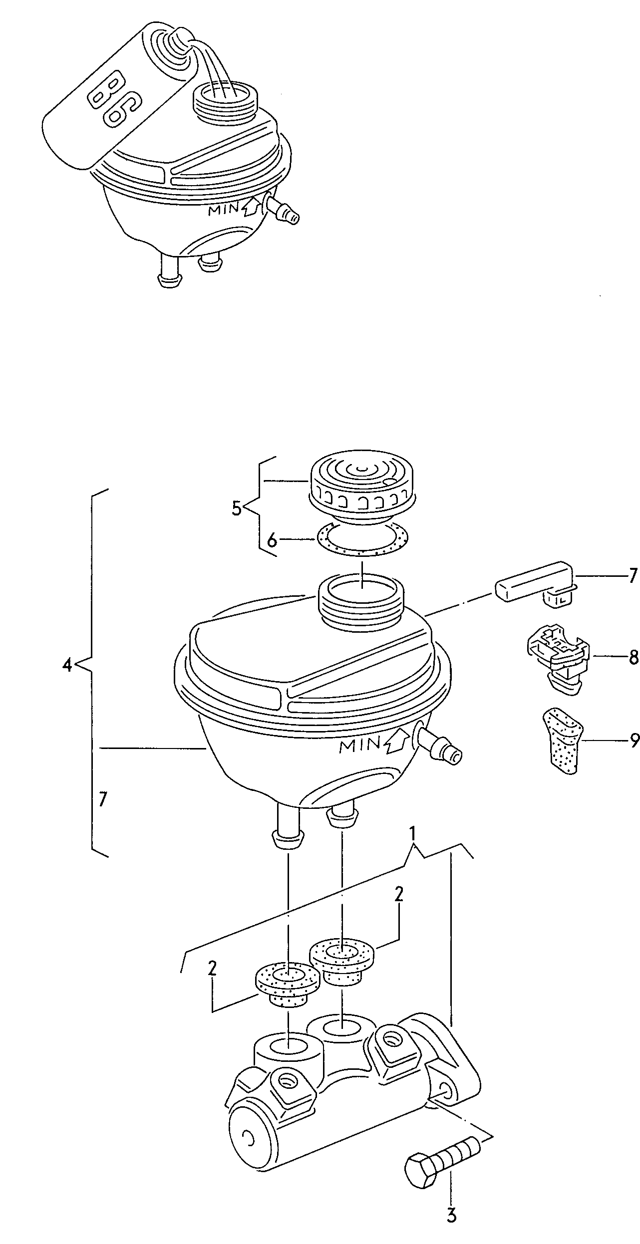 VAG 357 611 243 - Тормозные колодки, дисковые, комплект unicars.by