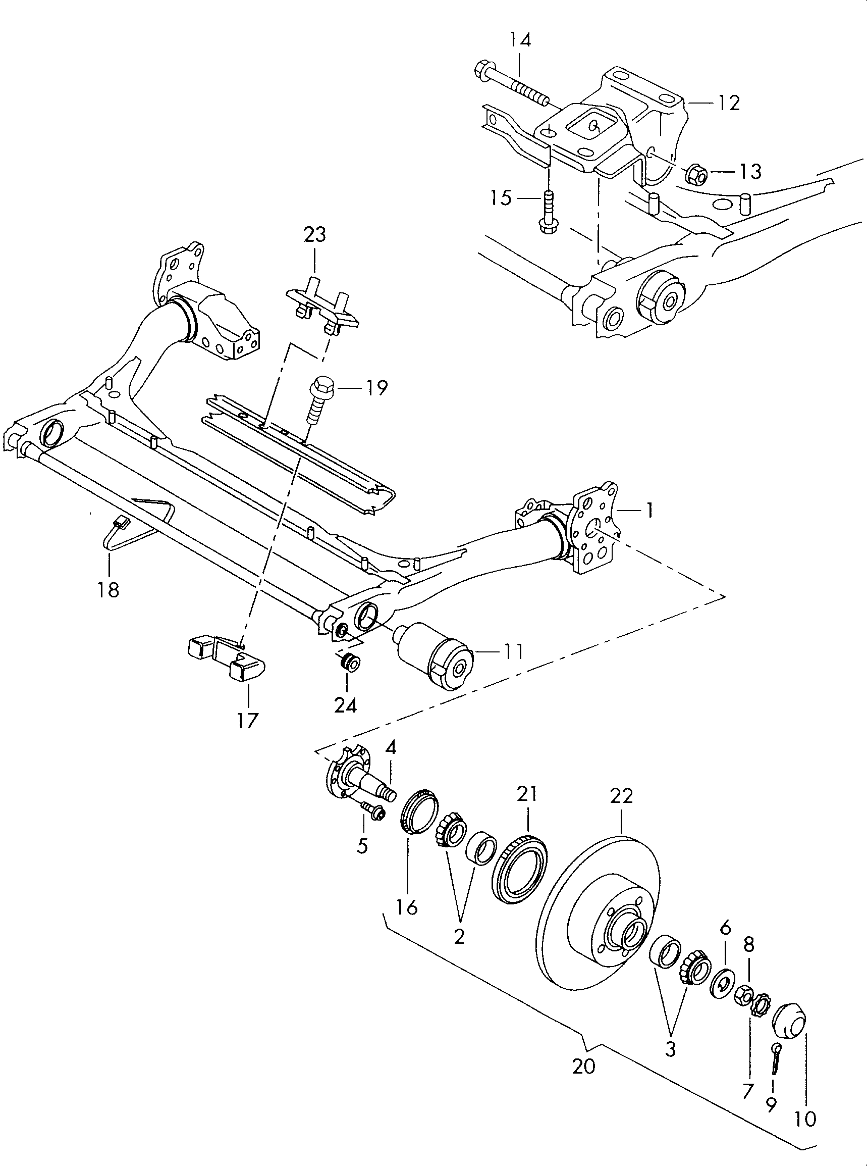 Seat 8D0 598 625 - Комплект подшипника ступицы колеса unicars.by