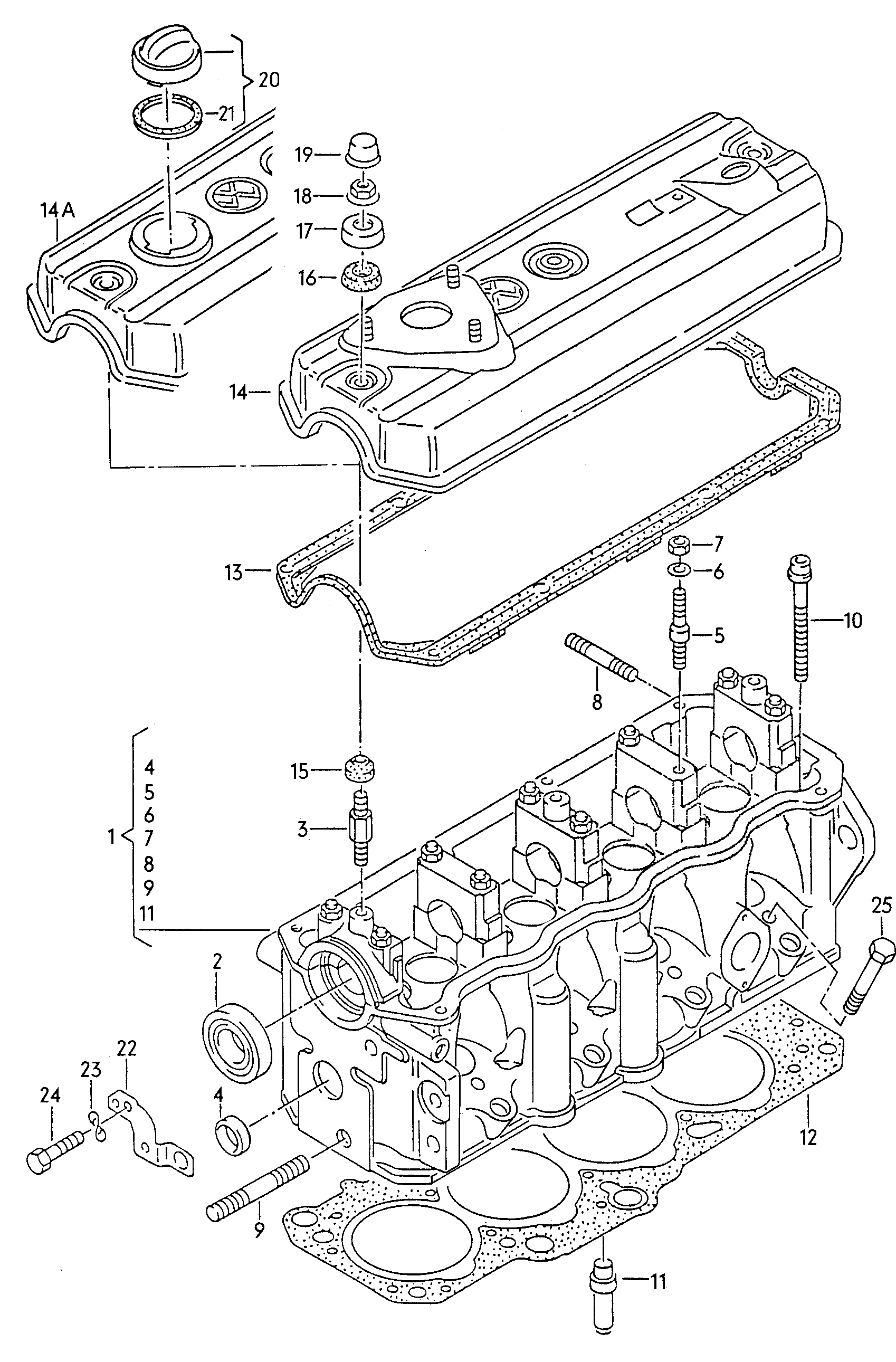 Skoda N 014 408 3 - Комплект зубчатого ремня ГРМ unicars.by