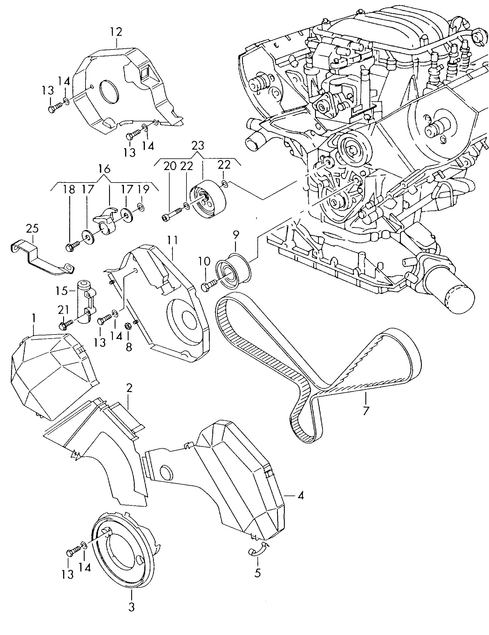 VAG 078109479E - Натяжная планка, ремень ГРМ unicars.by