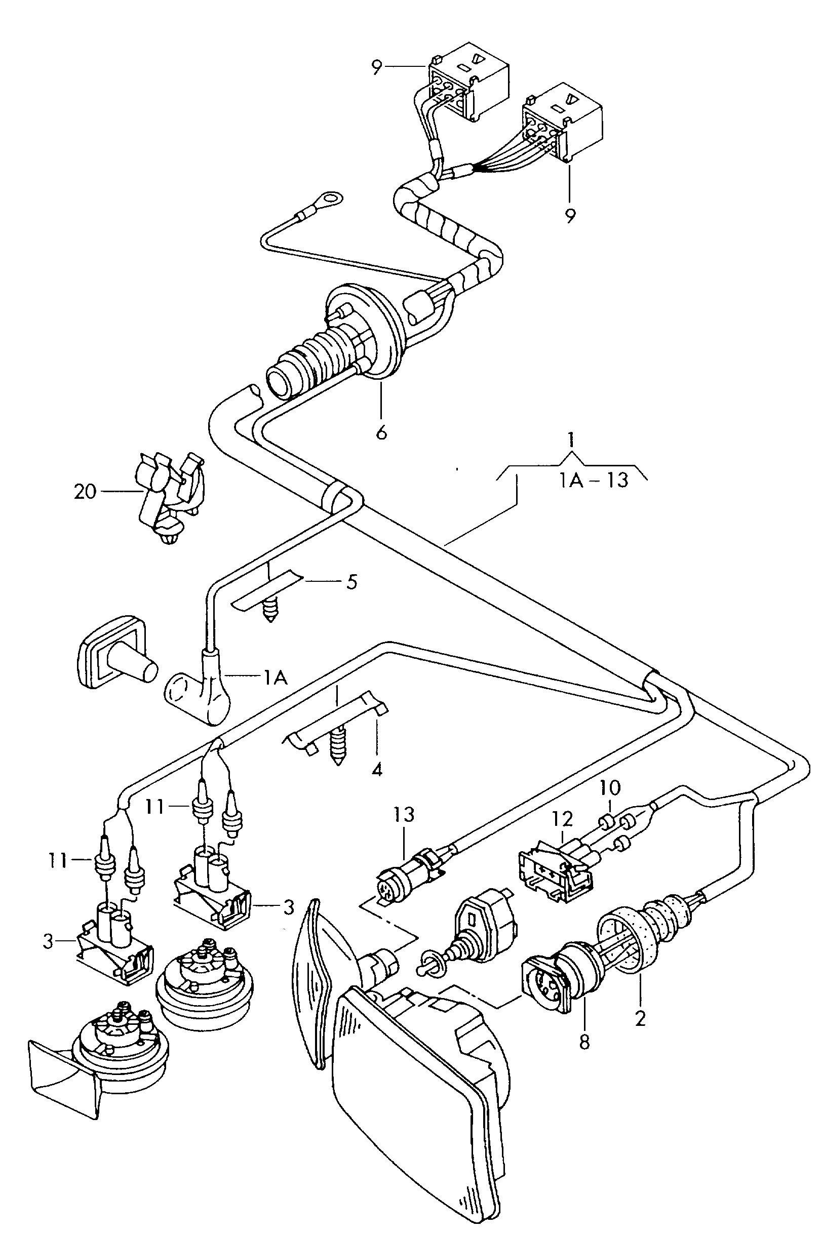 AUDI N   017 753 4 - Лампа, мигающие / габаритные огни unicars.by