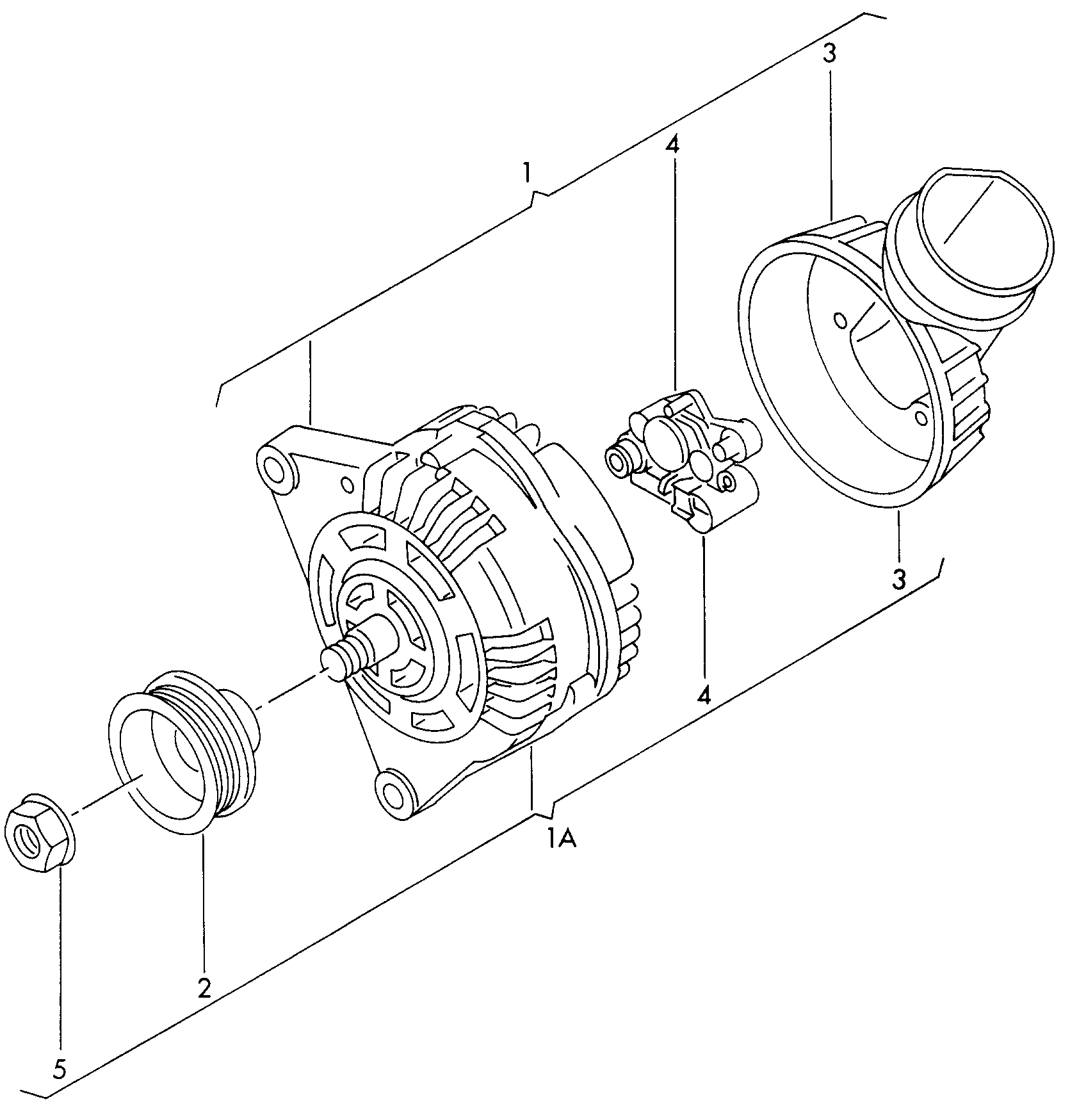 VAG 058 903 018 BX - Генератор unicars.by