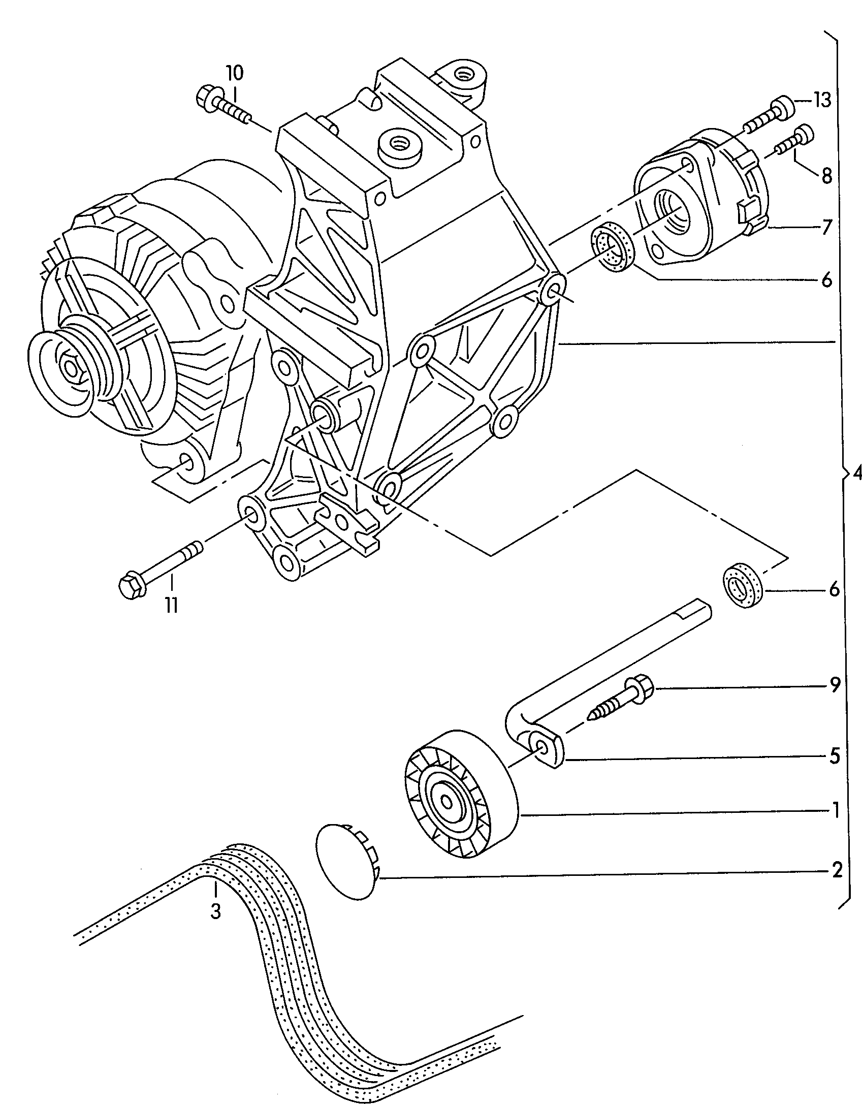 AUDI N 019 531 3 - Комплект зубчатого ремня ГРМ unicars.by