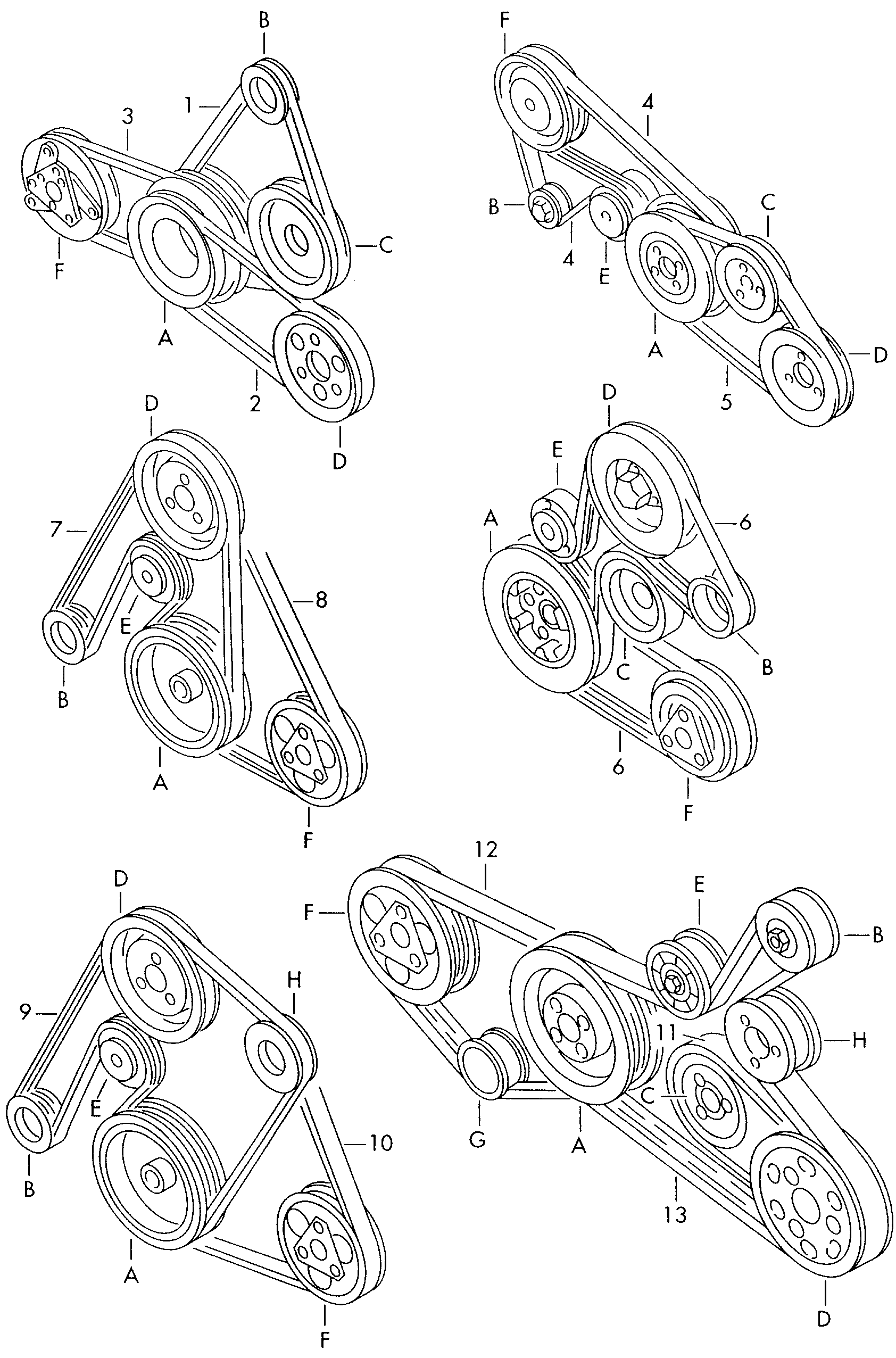 Seat 078 903 137 BD - Поликлиновой ремень unicars.by