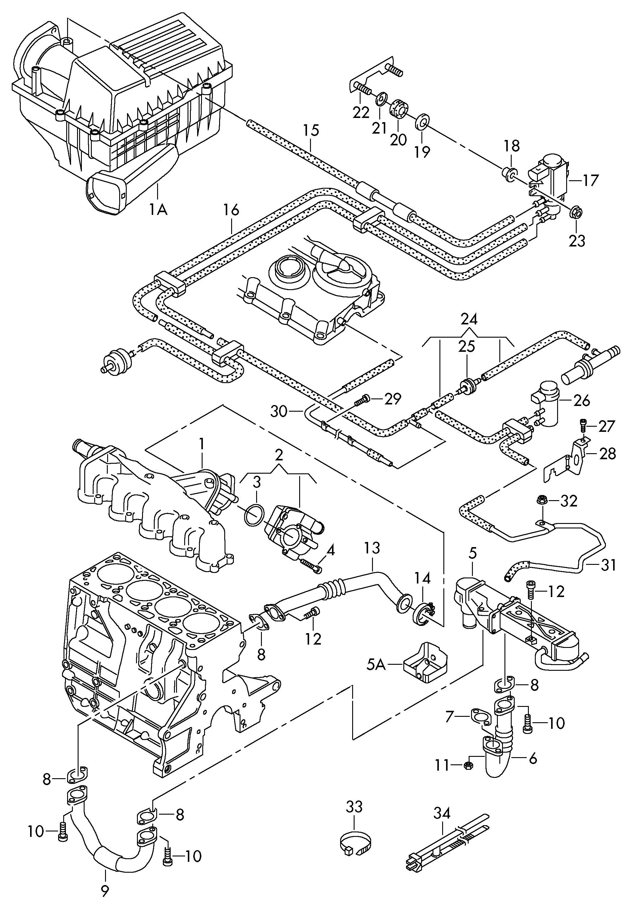 AUDI 03L131512BJ - Клапан возврата ОГ unicars.by