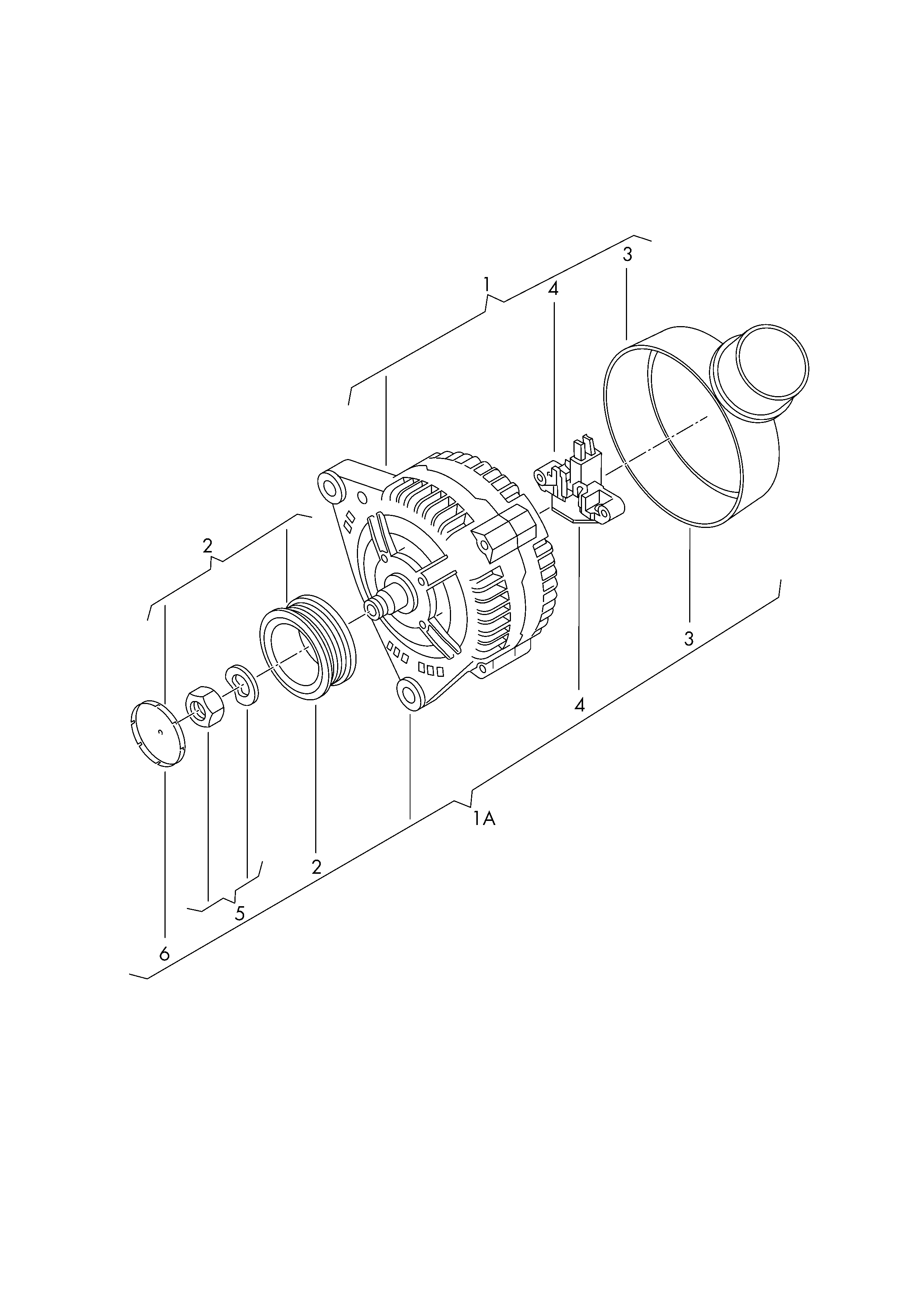 VAG 03L 903 023 X - Генератор unicars.by